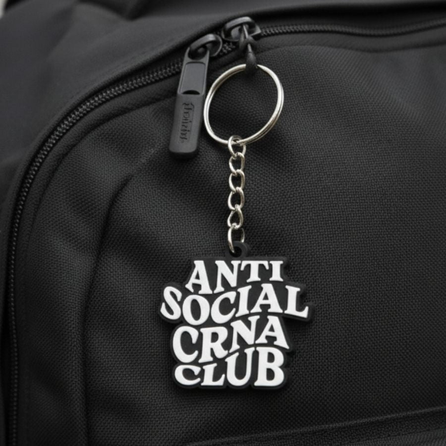 Antisocial CRNA Club Keychain - FREE GIFT