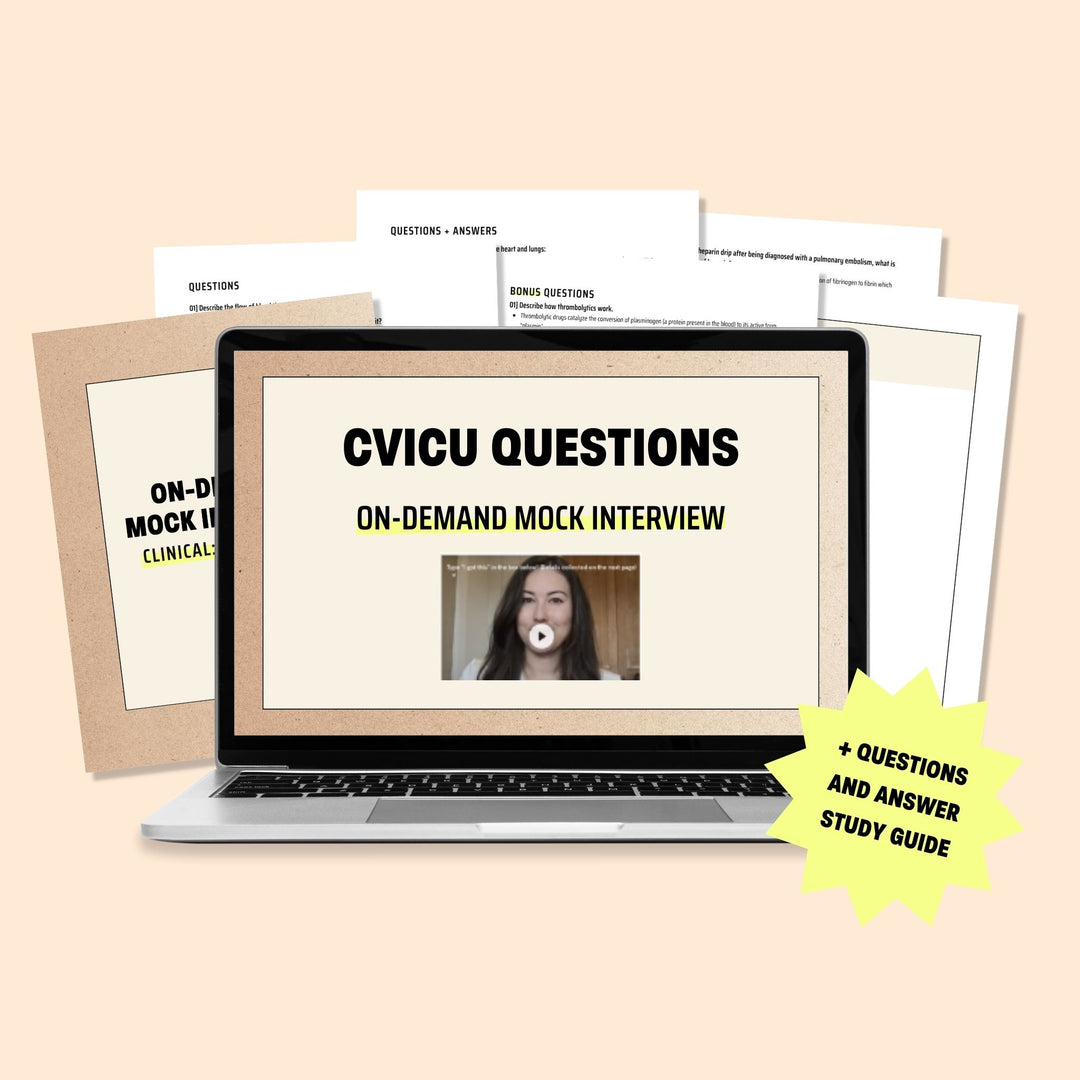 On-Demand Mock Interview: CVICU