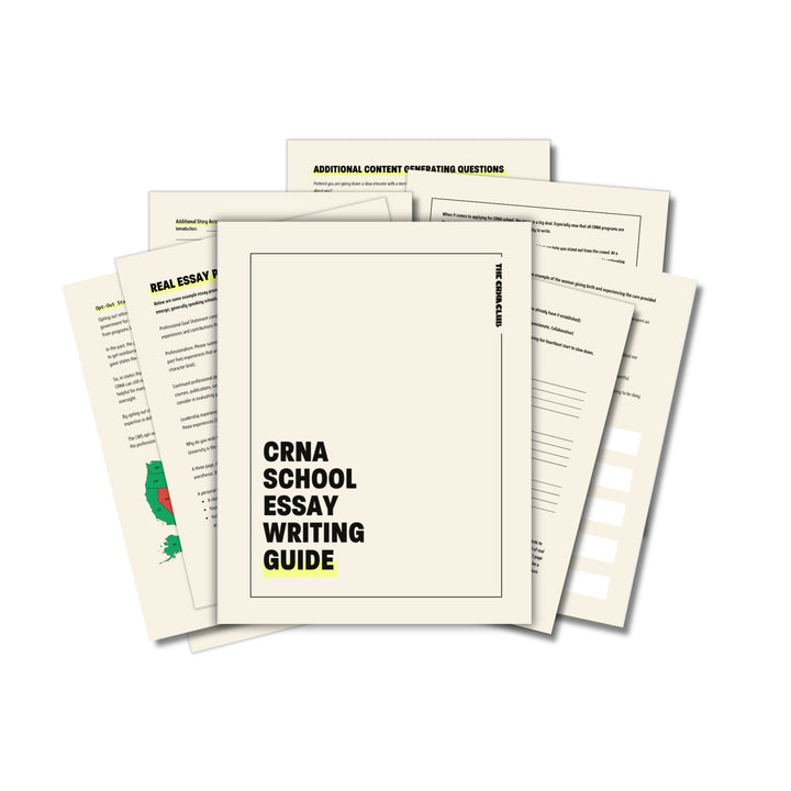 CRNA School Essay Writing Guide