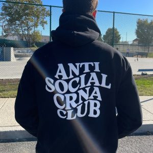 Antisocial CRNA Club Hoodie - Premium Heavyweight 100% Cotton UNISEX